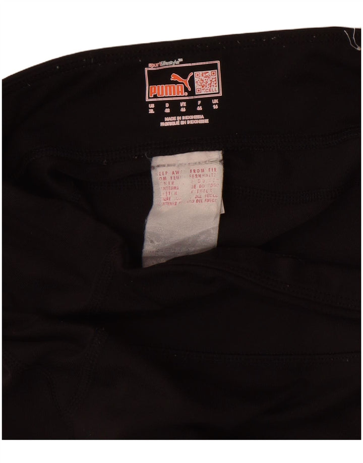 Puma Womens Leggings UK 16 Large  Black