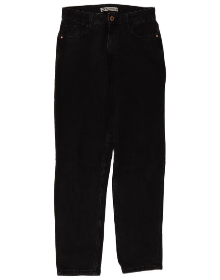 ZARA Womens Straight Jeans EU 36 XS W26  L29 Black