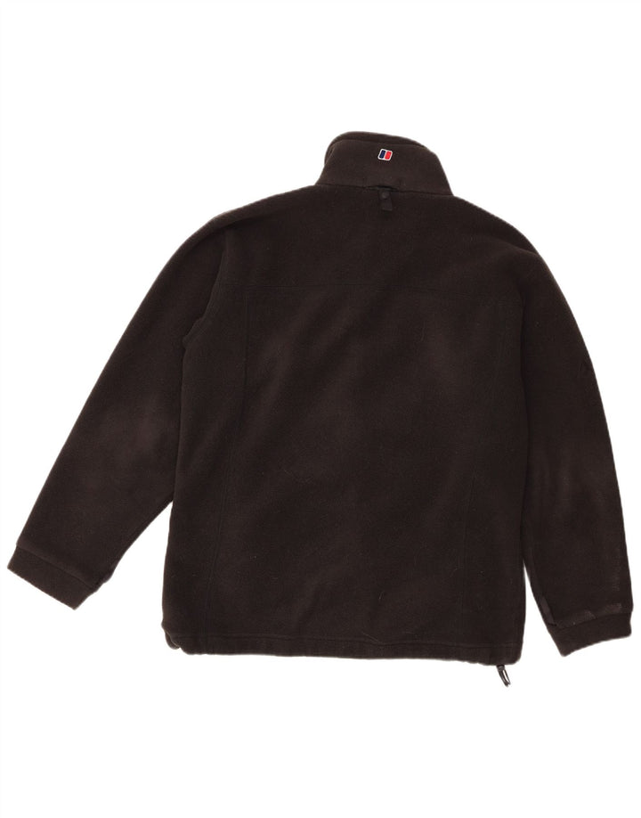 Berghaus Womens Liner Fleece Jacket UK 12 Medium Black Polyester