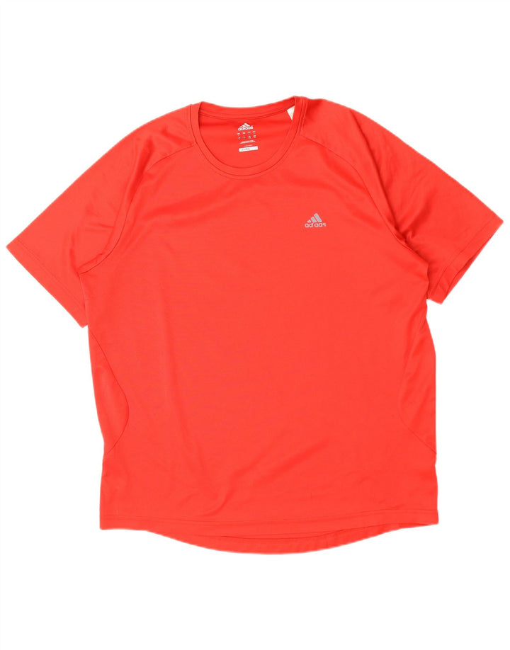 ADIDAS Mens Climalite T-Shirt Top Large Red