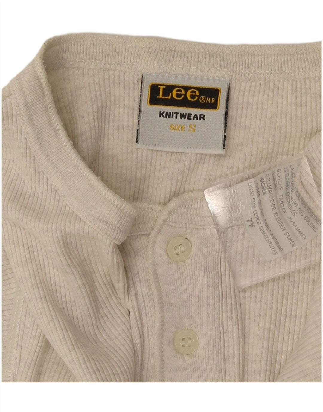 Lee Boys T-Shirt Top 6-7 Years Beige