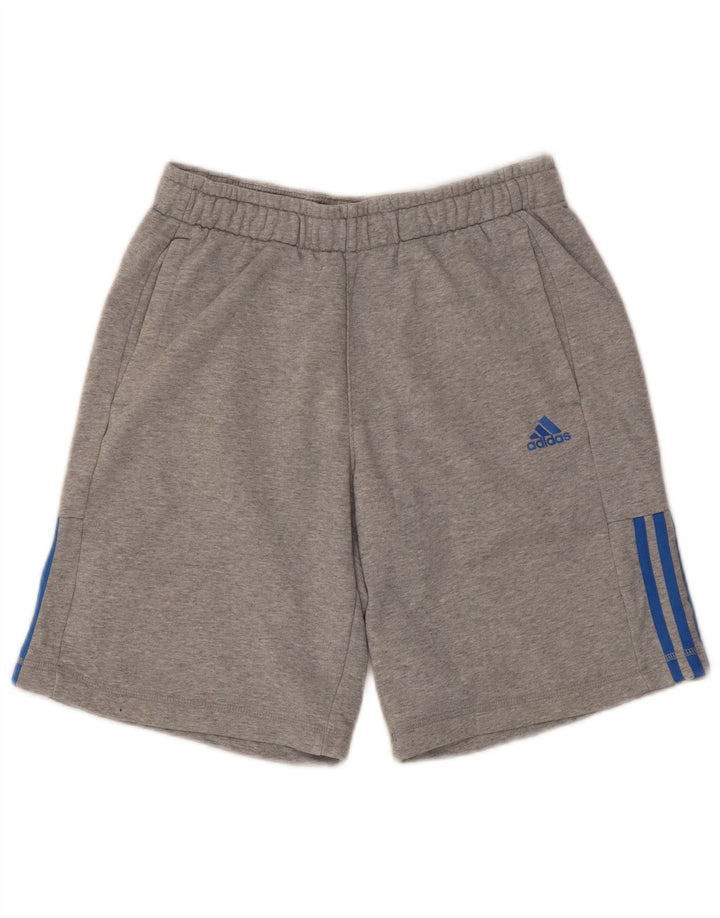 ADIDAS Mens Climalite Sport Shorts Medium  Grey Cotton