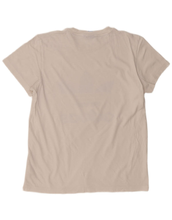 ADIDAS Mens Graphic T-Shirt Top Large White Cotton