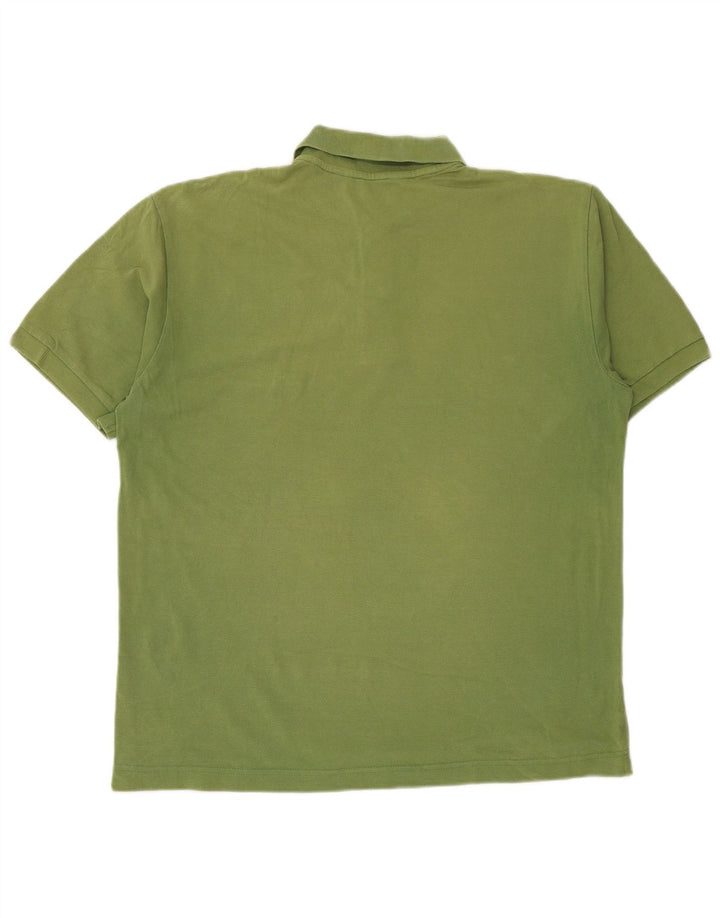 KAPPA Mens Polo Shirt Large Green Cotton