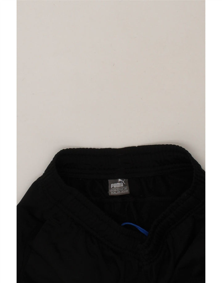PUMA Boys Bermuda Sport Shorts 9-10 Years  Black Vintage Puma and Second-Hand Puma from Messina Hembry 