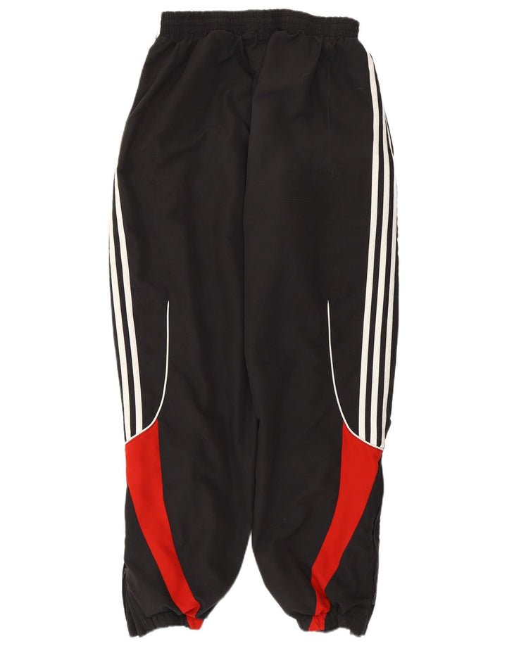 ADIDAS Mens Tracksuit Trousers Joggers UK 44/46 Large  Black Colourblock