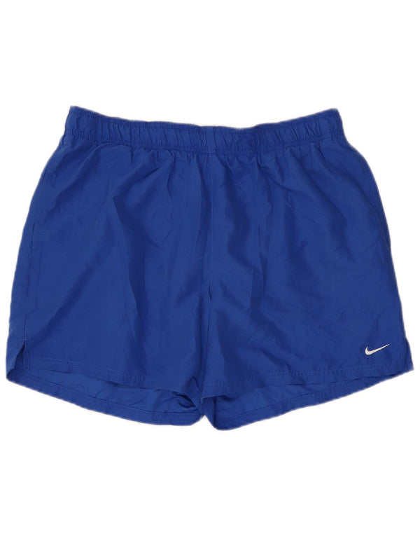 Nike Mens Swimming Shorts Large  Blue Polyester