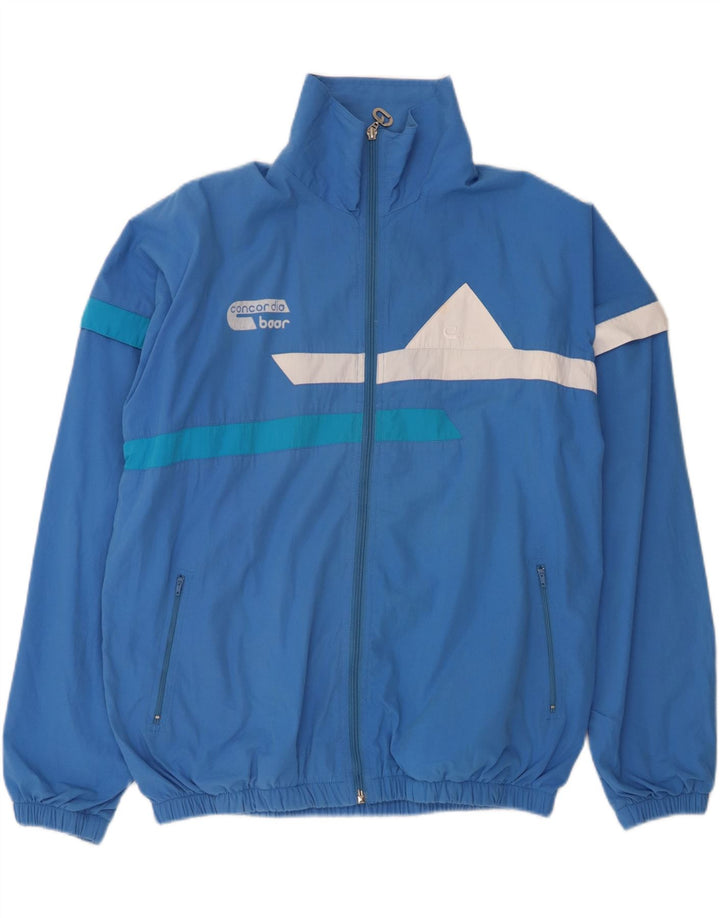 VINTAGE Mens Full Tracksuit Large  Blue Colourblock Polyester Vintage Vintage and Second-Hand Vintage from Messina Hembry 