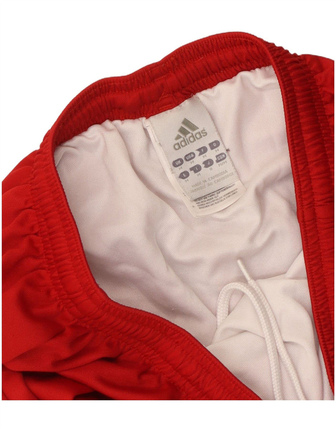 ADIDAS Mens Sport Shorts Medium  Red Polyester