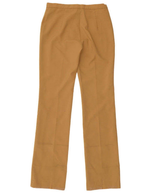 Zara Womens Straight Suit Trousers EU 40 Medium W30 L35 Beige Polyester