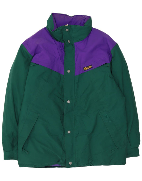 Ciesse Piumini Mens Padded Jacket IT 54 2XL Green Colourblock Polyester