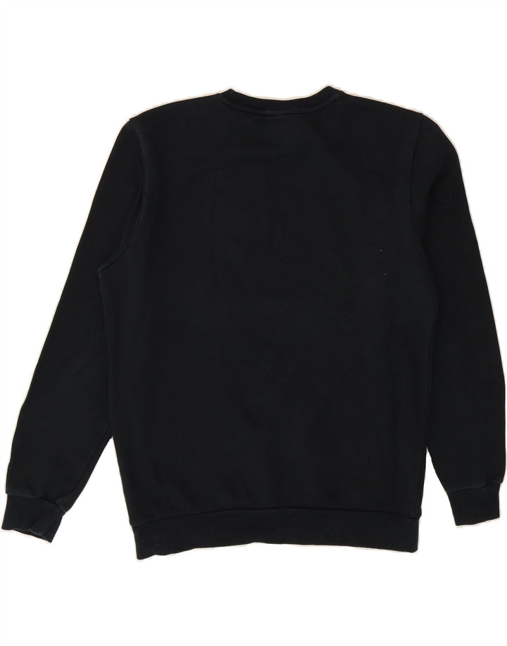PUMA Mens Graphic Sweatshirt Jumper Medium Navy Blue Cotton Vintage Puma and Second-Hand Puma from Messina Hembry 