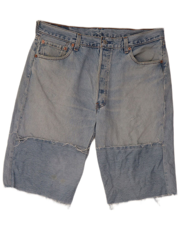 LEVI'S Mens 501 Denim Shorts W36 Large Blue Cotton