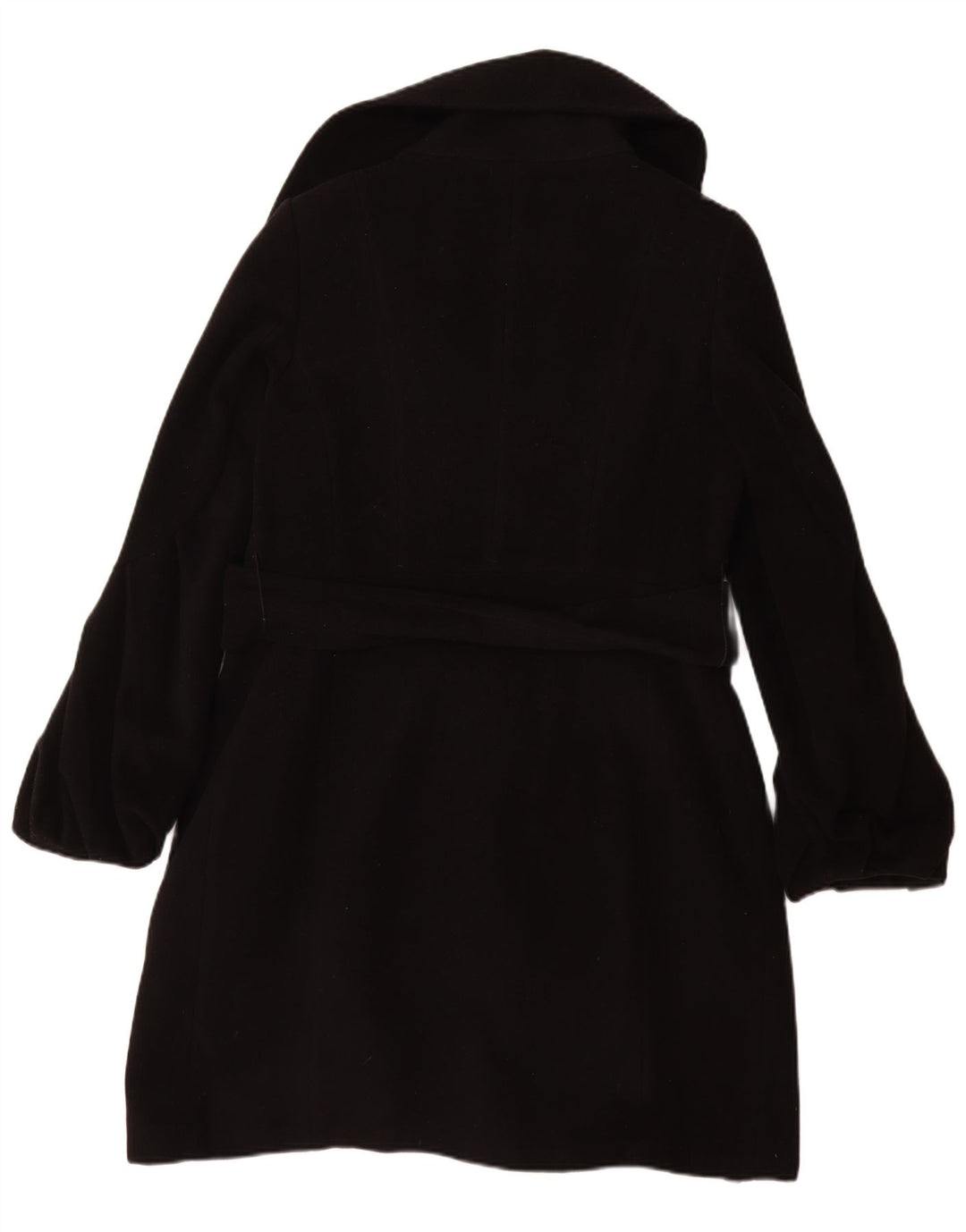 Coast Womens Double Breasted Coat UK 12 Medium  Black Wool