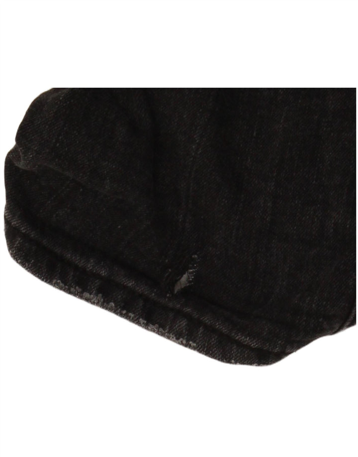 Lee Mens Luke Distressed Slim Jeans W34 L32 Black Cotton