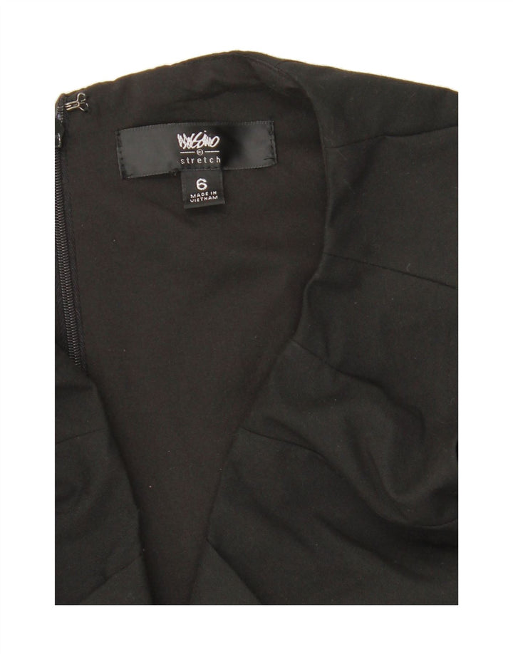 MOSSIMO Womens Sleeveless Sheath Dress US 6 Medium Black Polyester Vintage Mossimo and Second-Hand Mossimo from Messina Hembry 