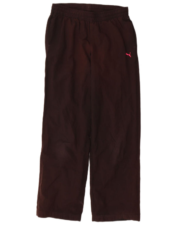 PUMA Boys Tracksuit Trousers 15-16 Years Black Polyester