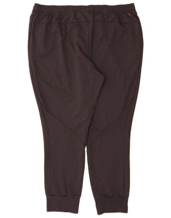 Adidas Mens Tracksuit Trousers Joggers 3XL Black Polyester