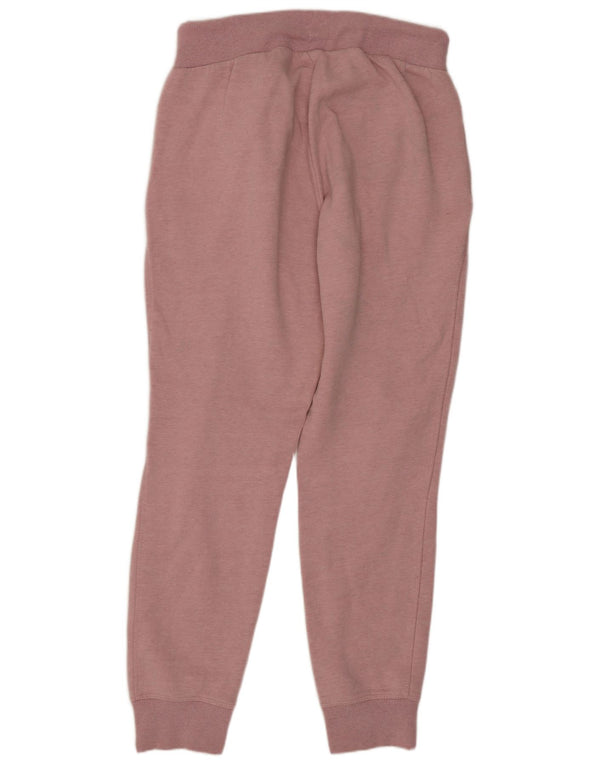 Superdry Womens Tracksuit Trousers Joggers UK 12 Medium  Pink Polyester