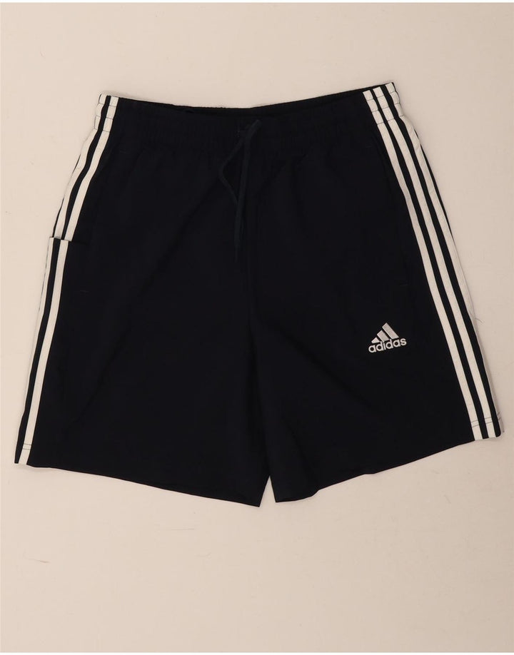Adidas Mens Sport Shorts Medium Navy Blue Polyester