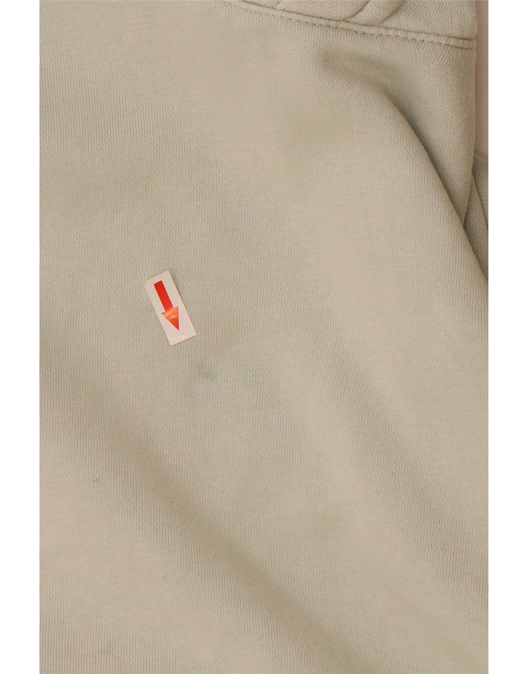 Nike Mens Hoodie Jumper Large Off White Cotton