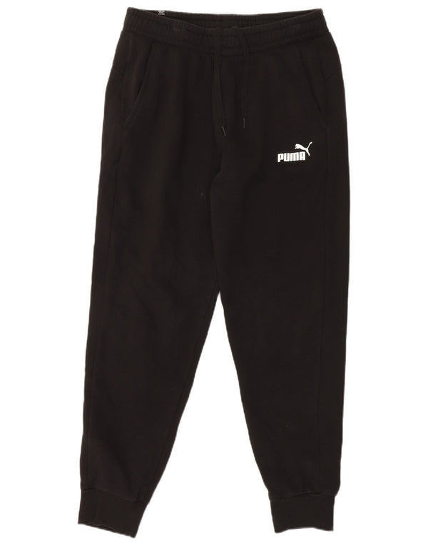 PUMA Mens Tracksuit Trousers Joggers Large  Black Cotton
