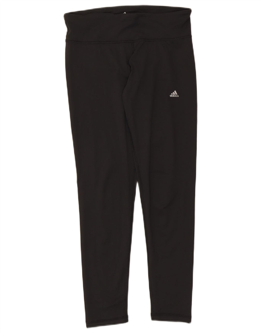 Adidas Womens Climalite Leggings UK 12/14 Medium Black Polyester