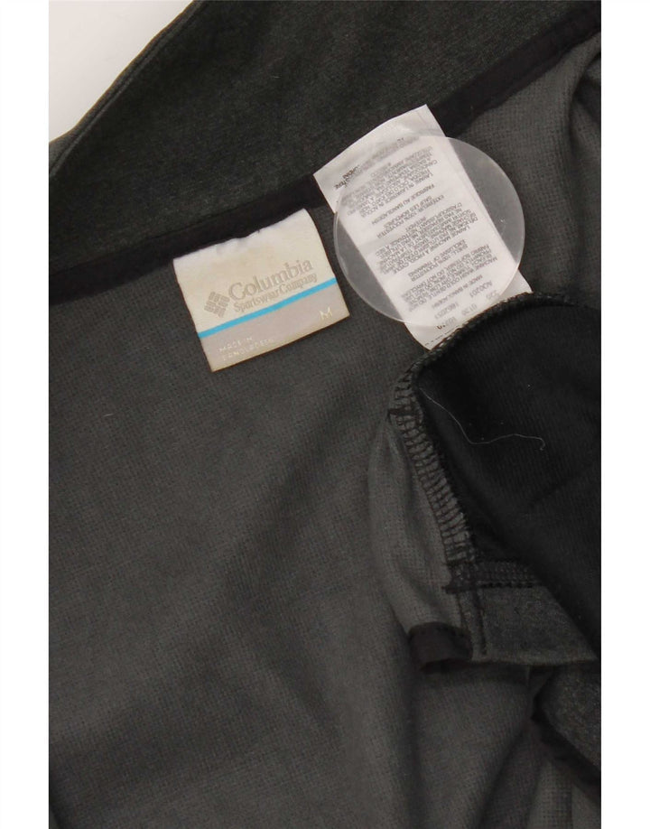 Columbia Mens Tracksuit Top Jacket Medium Grey Polyester