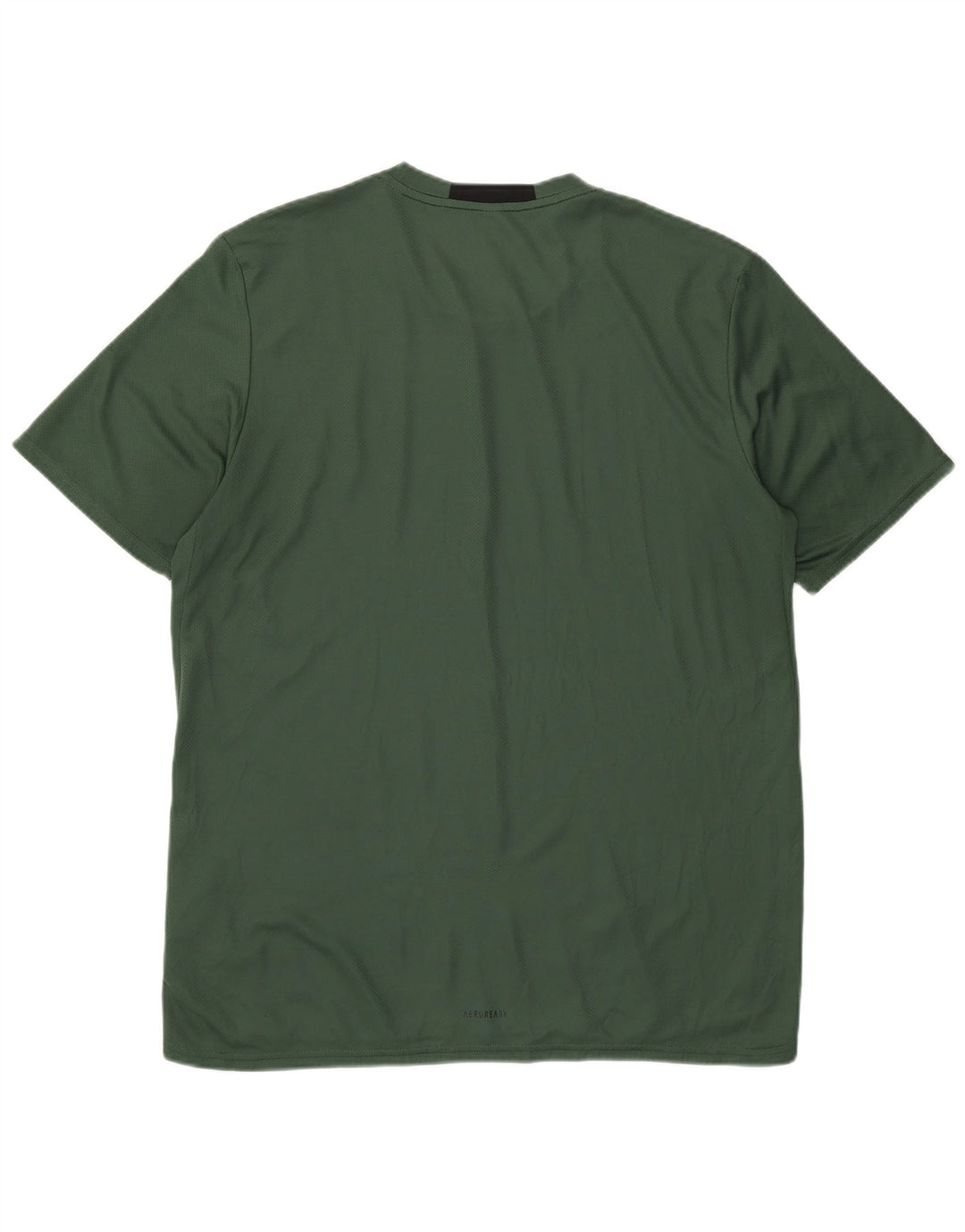 Adidas Mens Aeroready T-Shirt Top Medium Green Polyester