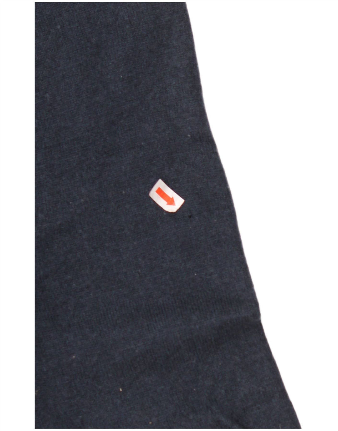 TIMBERLAND Mens V-Neck Jumper Sweater Medium Navy Blue Wool