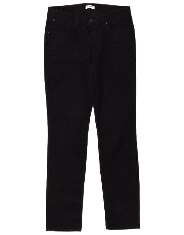 WRANGLER Mens Slim Corduroy Trousers W29 L30 Navy Blue Cotton