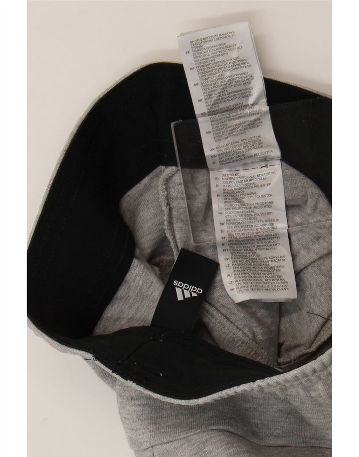 Adidas Mens Tracksuit Trousers Joggers Small Grey Cotton