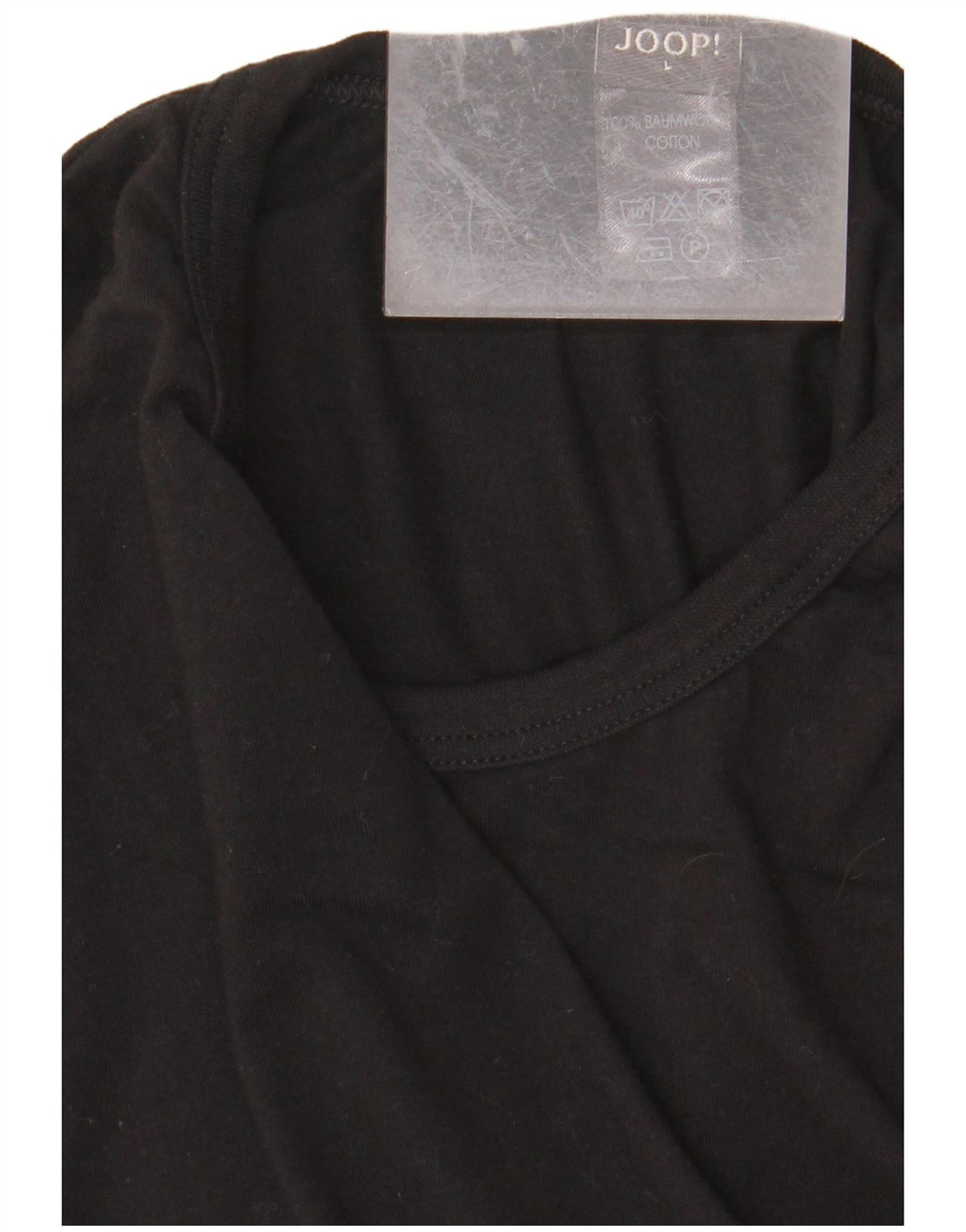 JOOP Mens T-Shirt Top Large Black Cotton