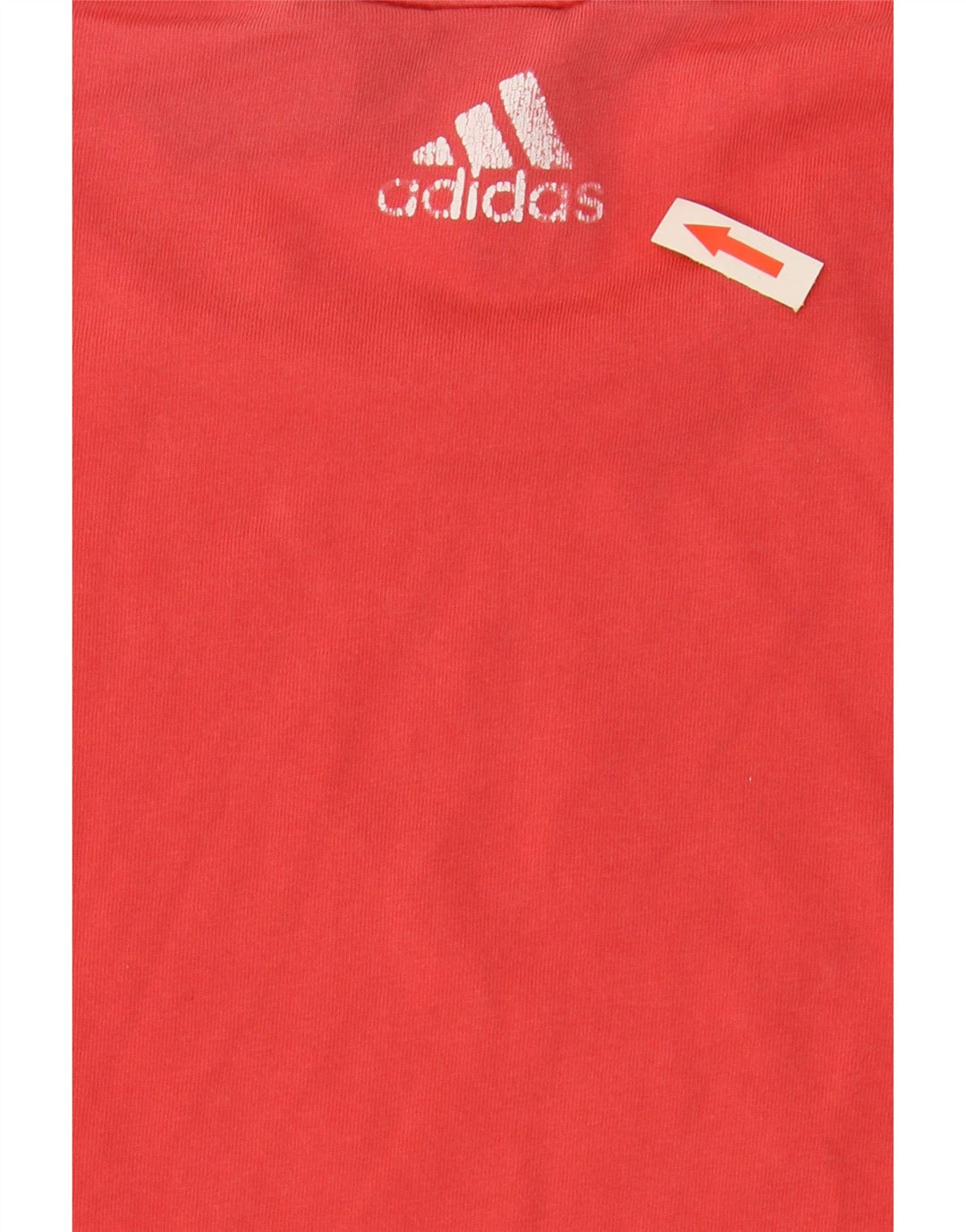 ADIDAS Womens Graphic T-Shirt Top UK 18 XL Red Cotton