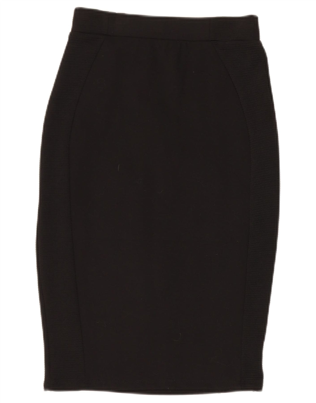 Zara Womens Pencil Skirt XS W24 Black Viscose