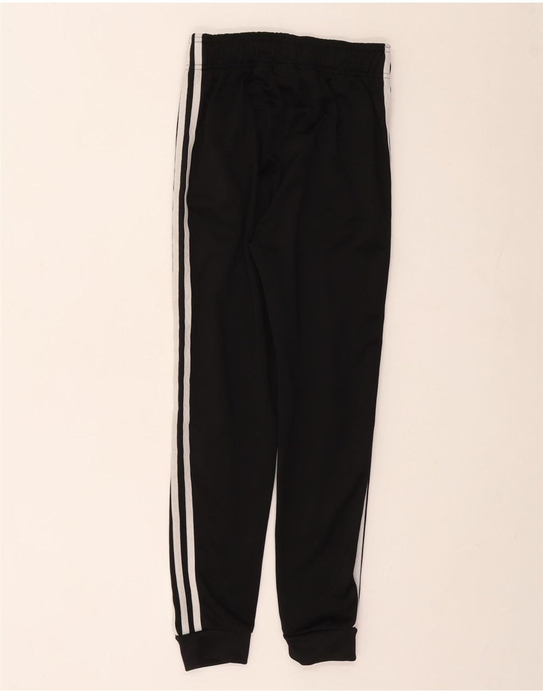 ADIDAS Girls Tracksuit Trousers Joggers 11-12 Years  Black Polyester