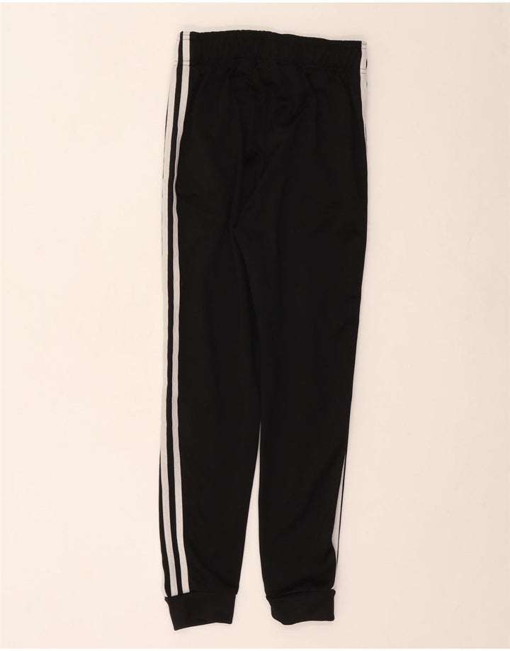 ADIDAS Girls Tracksuit Trousers Joggers 11-12 Years  Black Polyester