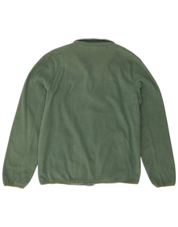 Kappa Mens Fleece Jacket UK 40 Large Green Polyester