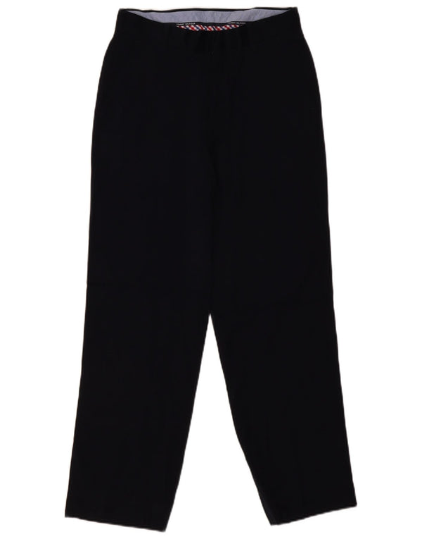Tommy Hilfiger Boys Straight Suit Trousers 15-16 Years W27 L27 Black