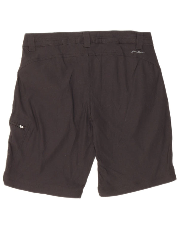 Eddie Bauer Womens Hiking Shorts US 8 Medium W30  Black Nylon