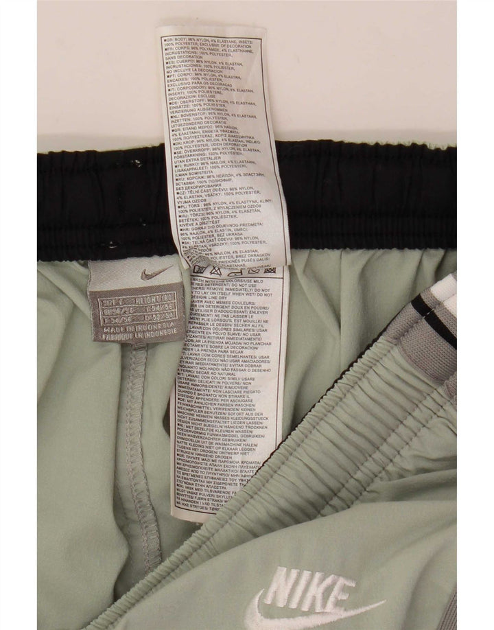 Nike Mens Tracksuit Trousers Large  Green Striped Nylon