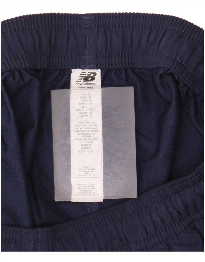 New Balance Mens Tracksuit Trousers Medium  Navy Blue Polyester