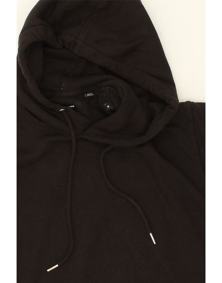 JACK & JONES Mens Hoodie Jumper Medium Black Cotton Vintage Jack & Jones and Second-Hand Jack & Jones from Messina Hembry 