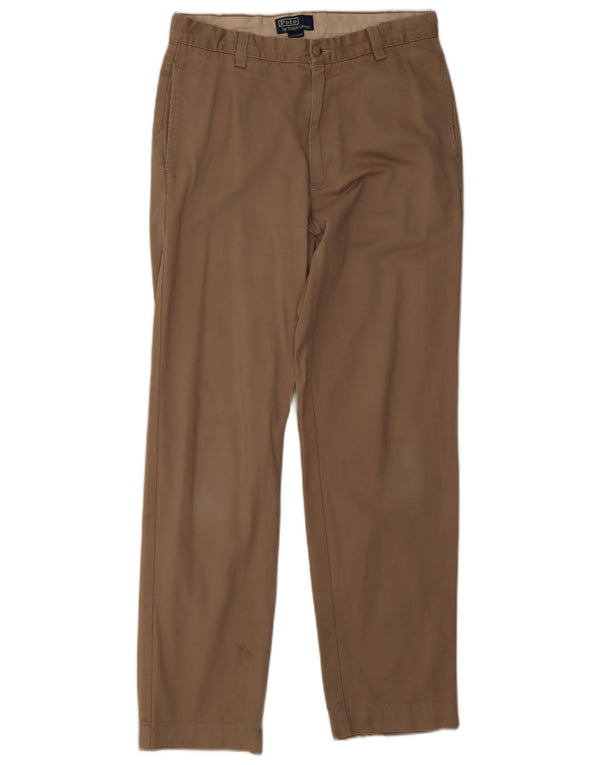 Polo Ralph Lauren Mens Chatfield Pant Straight Chino Trousers W33 L32 Khaki
