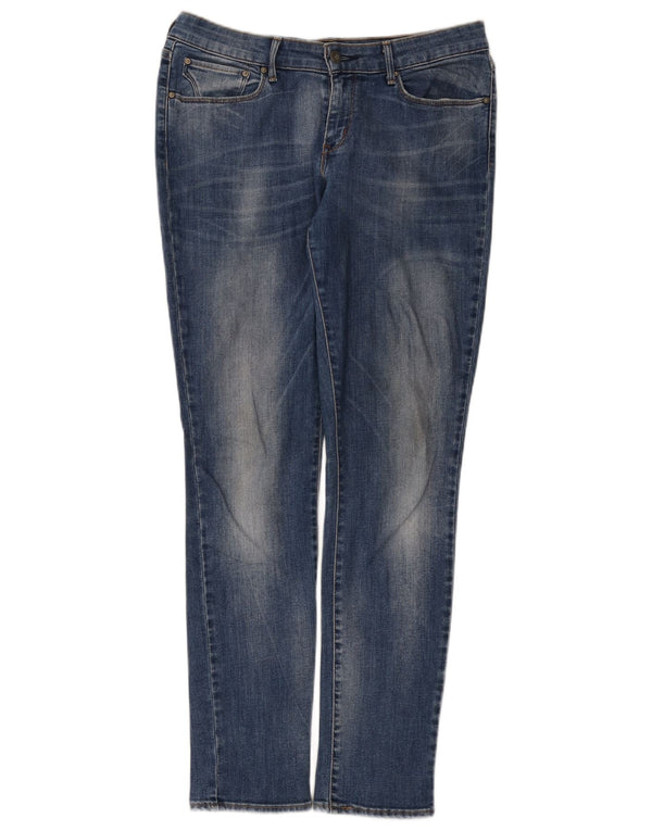 Levi's Womens Slim Jeans W31 L34 Blue Cotton