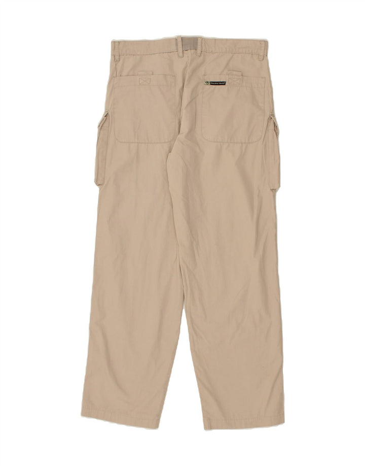 PACIFIC TRAIL Mens Straight Cargo Trousers W34 L31  Beige Vintage Pacific Trail and Second-Hand Pacific Trail from Messina Hembry 