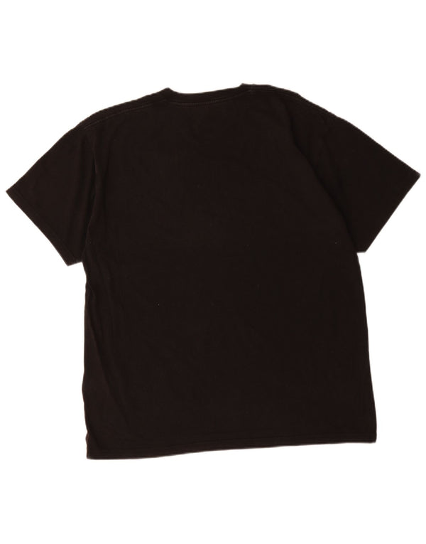 Vans Mens Graphic T-Shirt Top Large Black Cotton