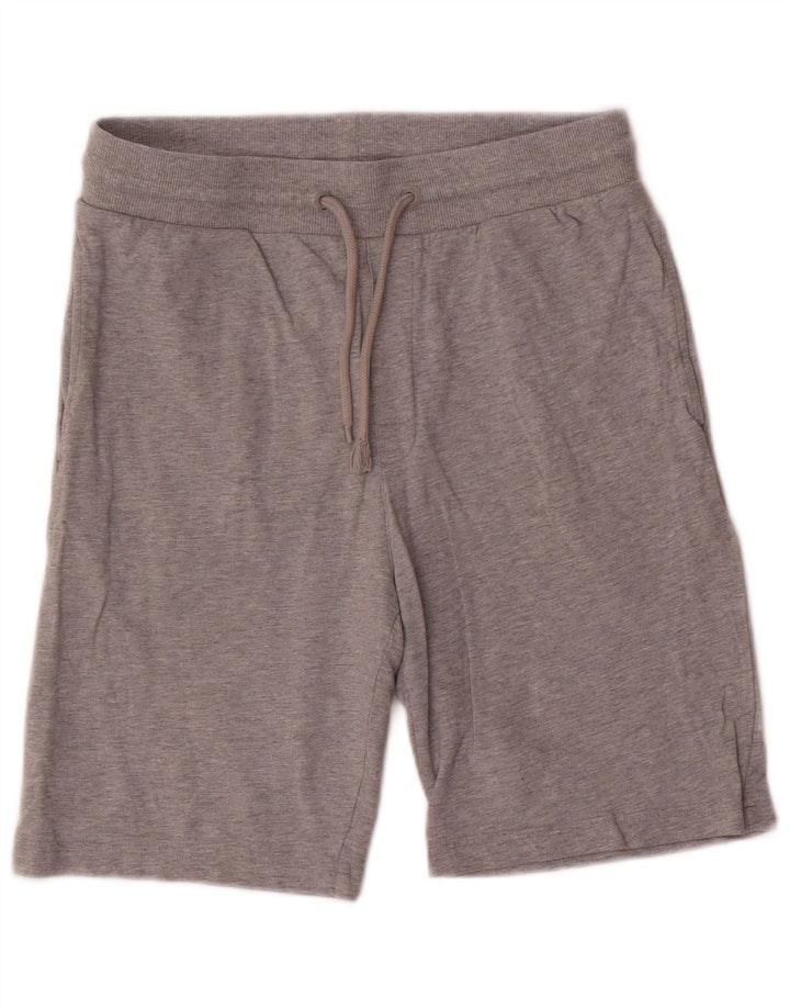 TOMMY HILFIGER Mens Sport Shorts Medium  Grey Cotton