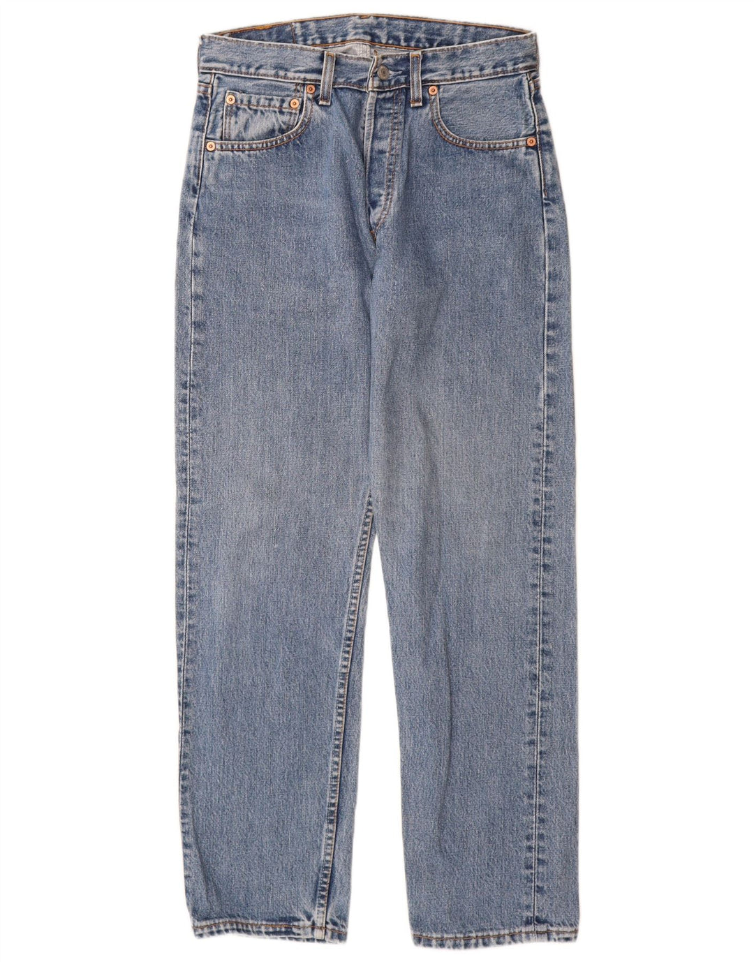 LEVI'S Womens 517 High Waist Bootcut Jeans W30 L30 Blue Cotton