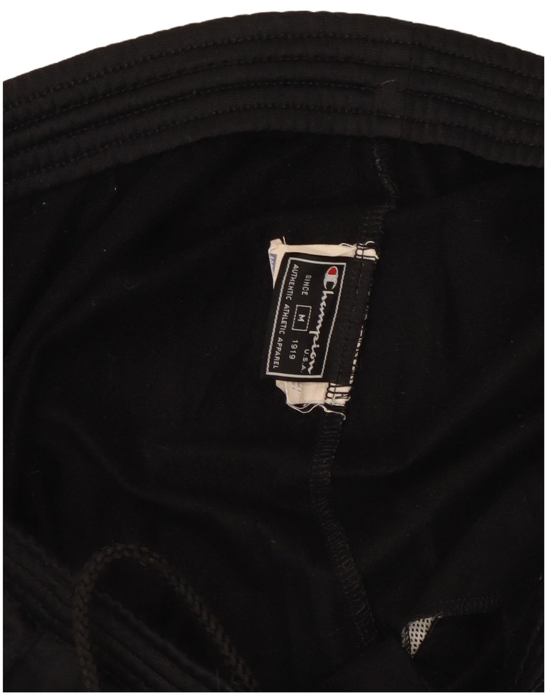 CHAMPION Mens Tracksuit Trousers Medium  Black Polyester